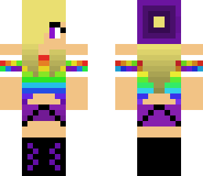 cute rainbow girl