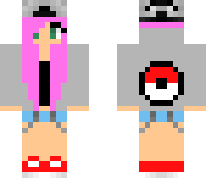 pink hair pokemon trainer