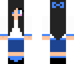 pretty blue girl