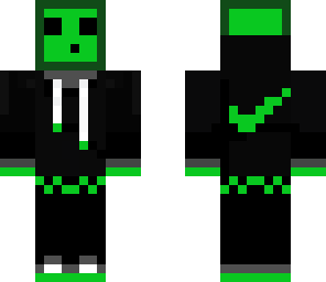 green slime in a nike hoodie