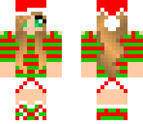 christmas me with green eyes
