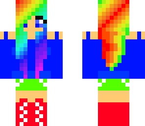 rainbow girl