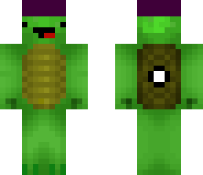 mineturtle with a hat