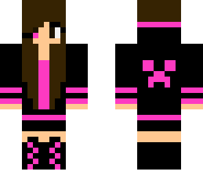 creeper hoodie girl