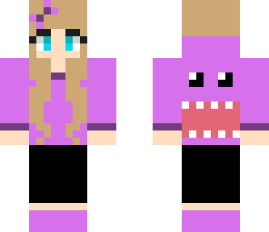 purple domo girl