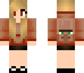 villager hoodie girl