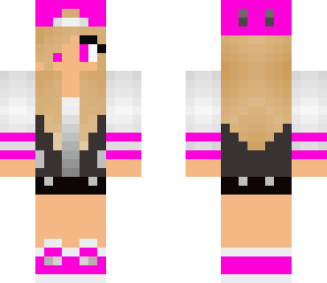 pink cap girl