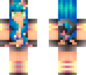blue kitty girl