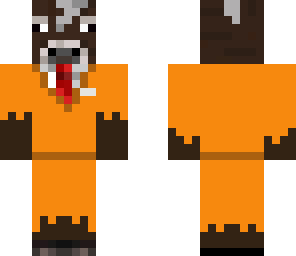 orange prison suit cow