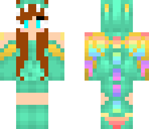 rainbow dragon girl