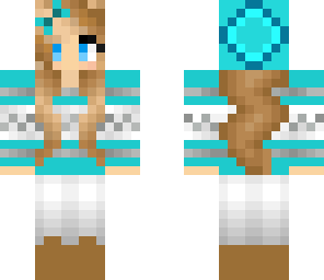 blue blond sweater girl