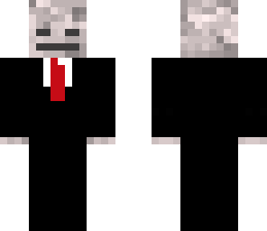 skeleton in a suit