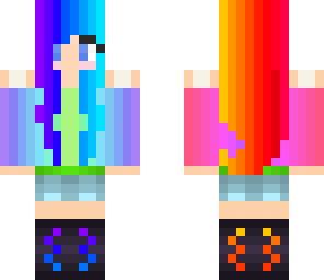rainbow girl