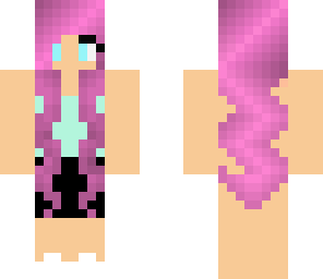 pink haired girl