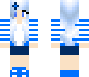 cute blue girl