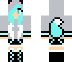 winter fox girl