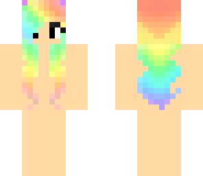 rainbow hair base