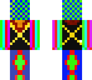 multi colour man