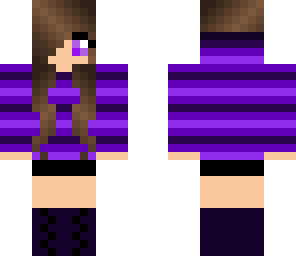 purple hooded girl
