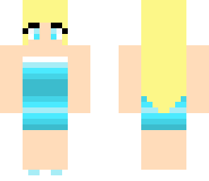 cyan mini dress