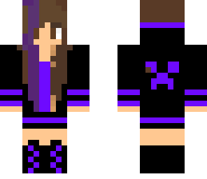 super purple girl creeper
