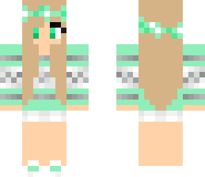 cute aqua girl