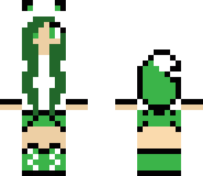 green fox girl
