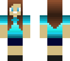 blue girl