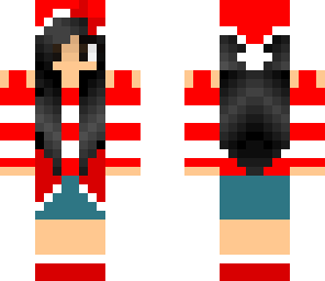 christmas candy cane girl