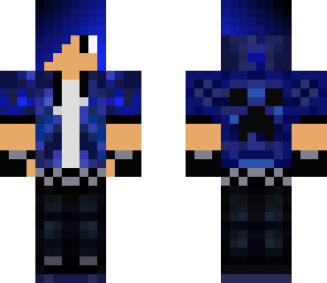 blue emo boy