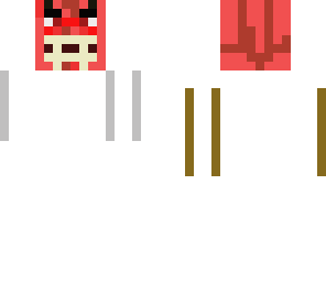 creepy devil with axes