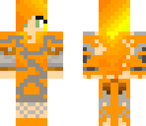 fire demon warrior girl