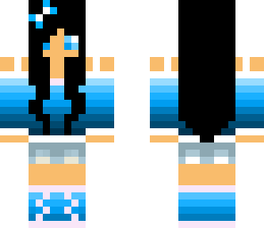 cute blue girl
