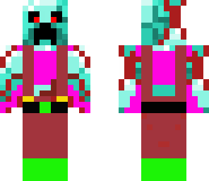 creeper elf with diamonds