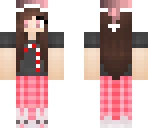 chica en pillama
