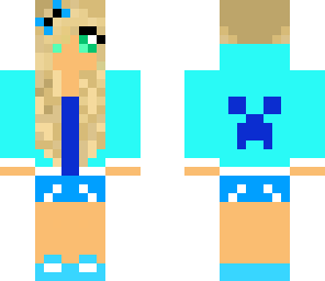 blue girl