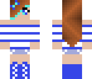 blue girl
