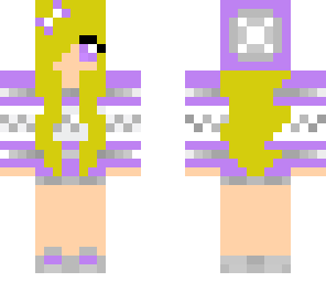 violet blond winter girl