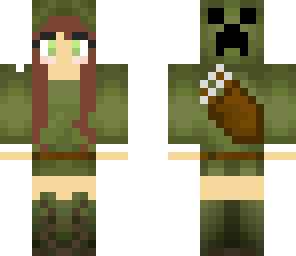 creeper archer girl