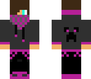 purple creeper hoodie