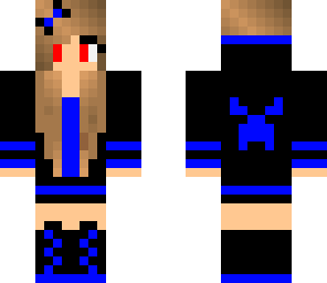 blue girl