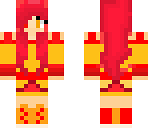 red and orange eye