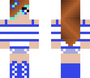 blue girl