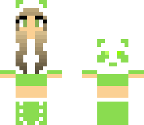 green panda