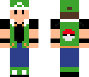 green pokmemon trainer