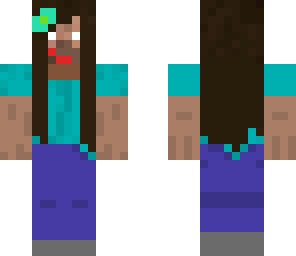 the girl herobrine