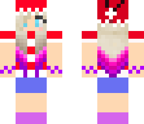 christmas candy cane girl