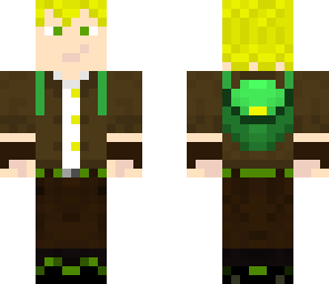 my improved adventure skin with backpack