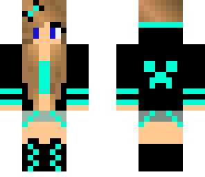 blue girl