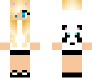 Cute Panda Girl | Minecraft Skin